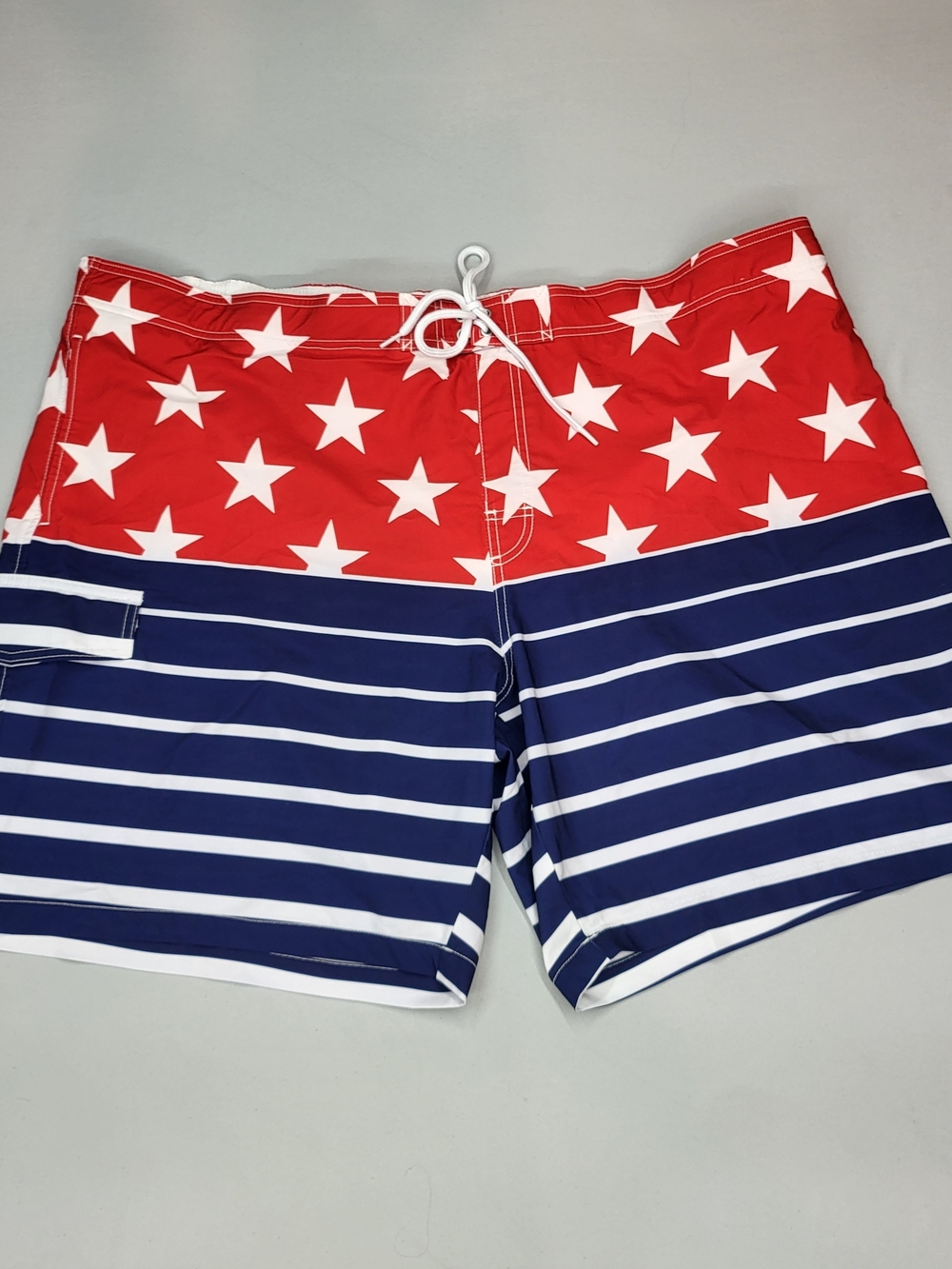 Sonoma Red, White & Navy Star Stripe Swim Shorts